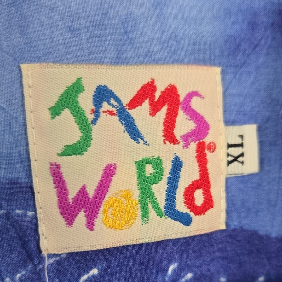 Jams World Blue Nautical Button Down Shirt - Picture 2 of 3